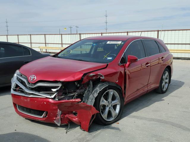 4T3ZK3BB0DU061867 - 2013 TOYOTA VENZA LE RED photo 2