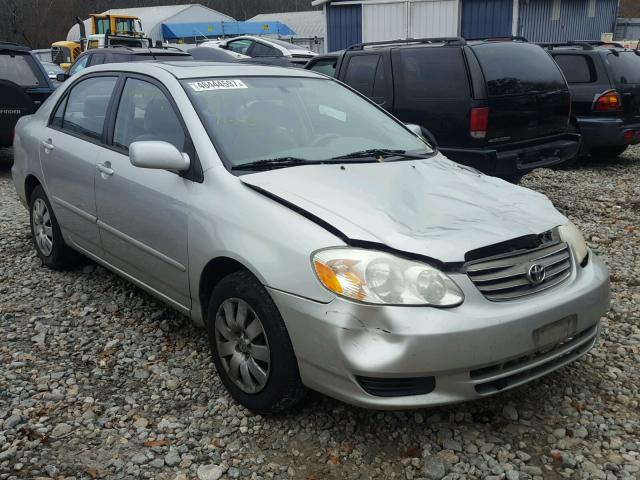 2T1BR32E34C251471 - 2004 TOYOTA COROLLA CE SILVER photo 1