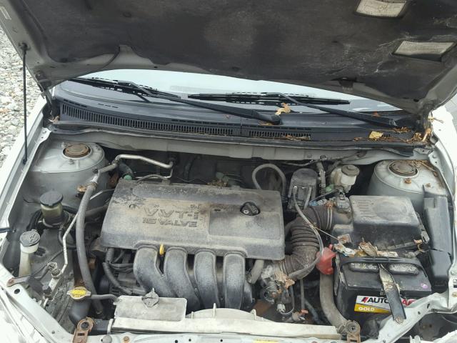 2T1BR32E34C251471 - 2004 TOYOTA COROLLA CE SILVER photo 7