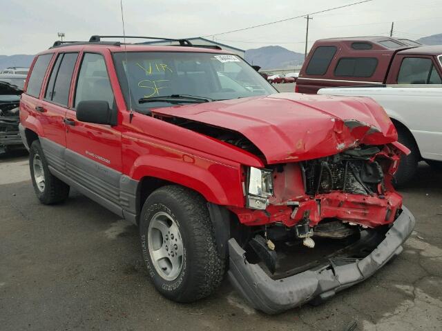 1J4GZ58Y5WC228413 - 1998 JEEP GRAND CHER RED photo 1