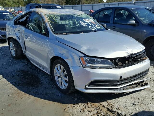 3VWD17AJ9FM221517 - 2015 VOLKSWAGEN JETTA SE SILVER photo 1