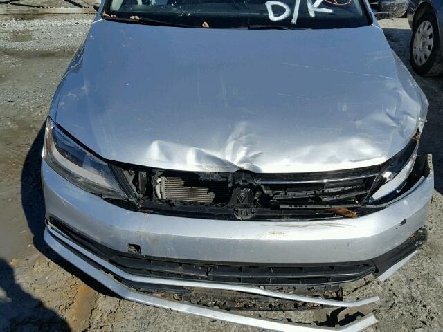 3VWD17AJ9FM221517 - 2015 VOLKSWAGEN JETTA SE SILVER photo 7