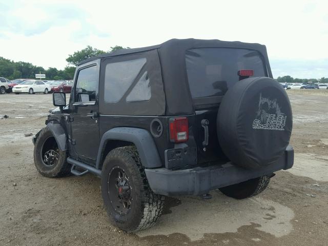 1C4AJWAG9CL132998 - 2012 JEEP WRANGLER S BLACK photo 3