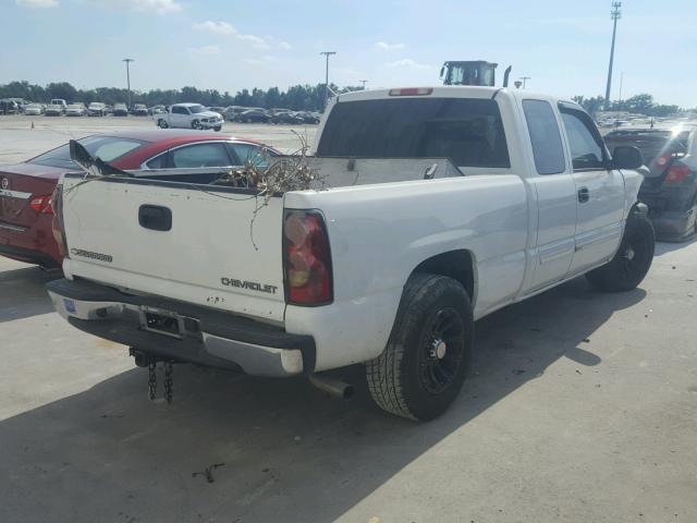 2GCEC19V441106012 - 2004 CHEVROLET SILVERADO WHITE photo 4