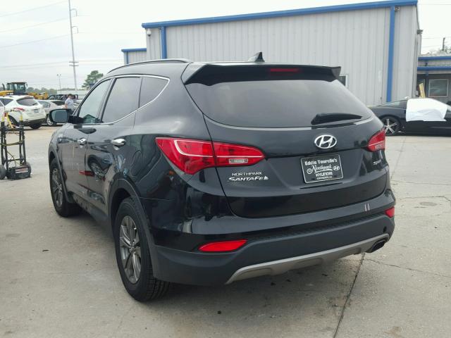 5XYZU3LB7EG200725 - 2014 HYUNDAI SANTA FE S BLACK photo 3