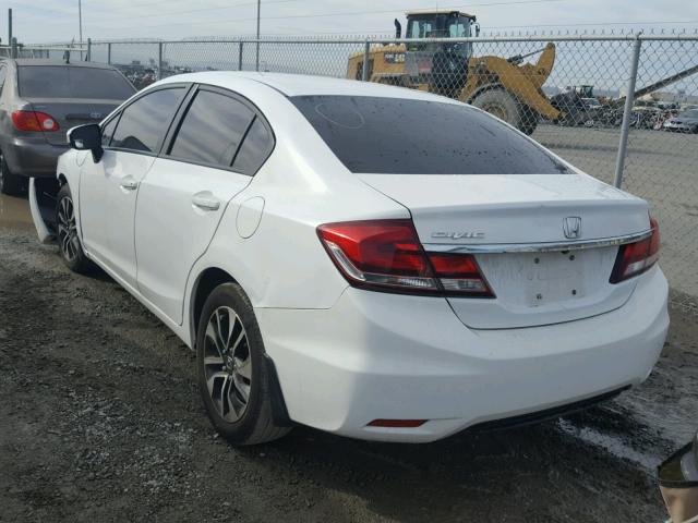 19XFB2F5XEE244370 - 2014 HONDA CIVIC LX WHITE photo 3