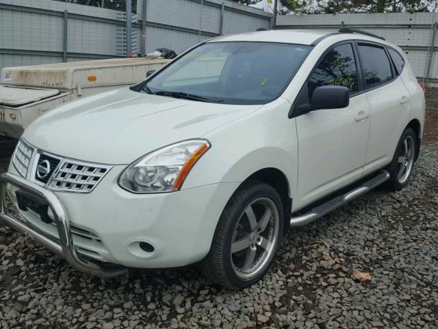 JN8AS58V38W409523 - 2008 NISSAN ROGUE S WHITE photo 2