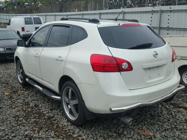 JN8AS58V38W409523 - 2008 NISSAN ROGUE S WHITE photo 3