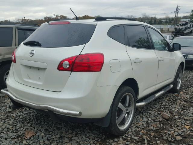 JN8AS58V38W409523 - 2008 NISSAN ROGUE S WHITE photo 4