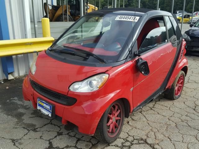 WMEEK31X99K247176 - 2009 SMART FORTWO PAS 红色 照片 2