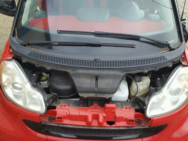 WMEEK31X99K247176 - 2009 SMART FORTWO PAS RED photo 7