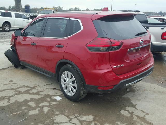 5N1AT2MT9HC730393 - 2017 NISSAN ROGUE S RED photo 3