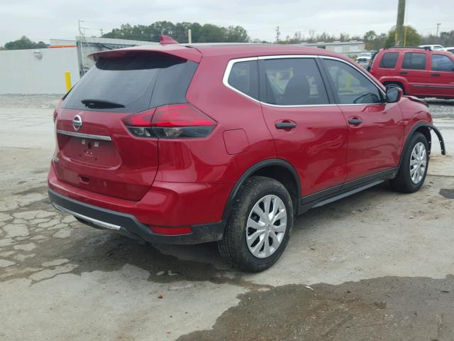 5N1AT2MT9HC730393 - 2017 NISSAN ROGUE S RED photo 4