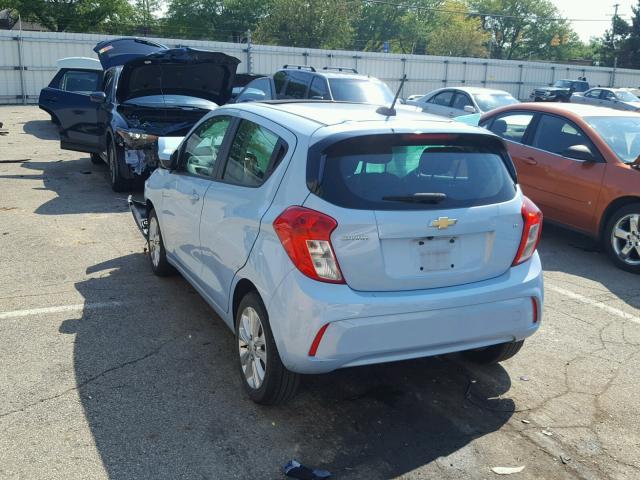 KL8CD6SA1GC543482 - 2016 CHEVROLET SPARK 1LT BLUE photo 3