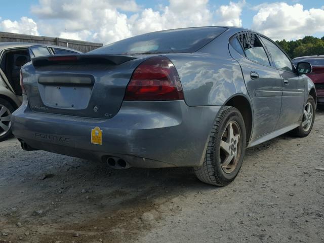 2G2WP522441373882 - 2004 PONTIAC GRAND PRIX BLUE photo 4