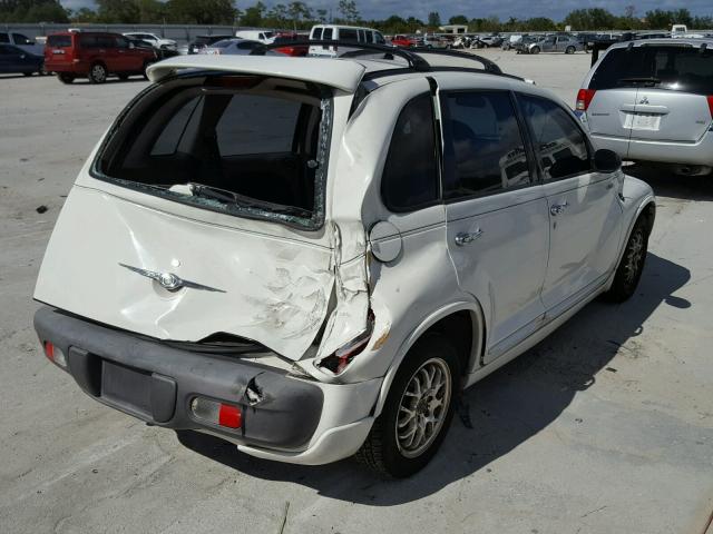 3C4FY4BB51T505447 - 2001 CHRYSLER PT CRUISER WHITE photo 4