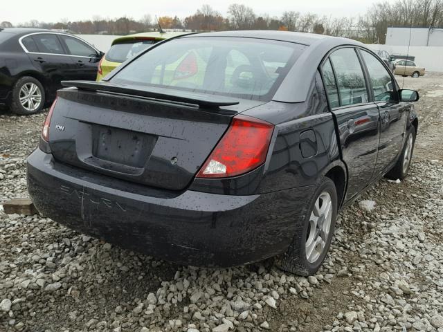 1G8AK54F63Z186129 - 2003 SATURN ION LEVEL BLACK photo 4