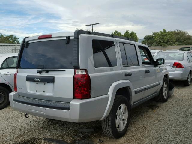 1J8HG48K66C332276 - 2006 JEEP COMMANDER 银色 照片 4