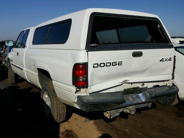 3B7HF13Z91G711470 - 2001 DODGE RAM 1500 WHITE photo 3