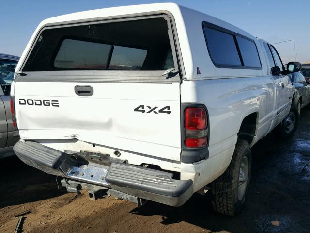 3B7HF13Z91G711470 - 2001 DODGE RAM 1500 WHITE photo 4