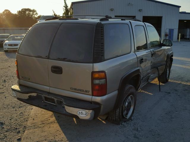 1GNEC13V22R177536 - 2002 CHEVROLET TAHOE C150 GOLD photo 4