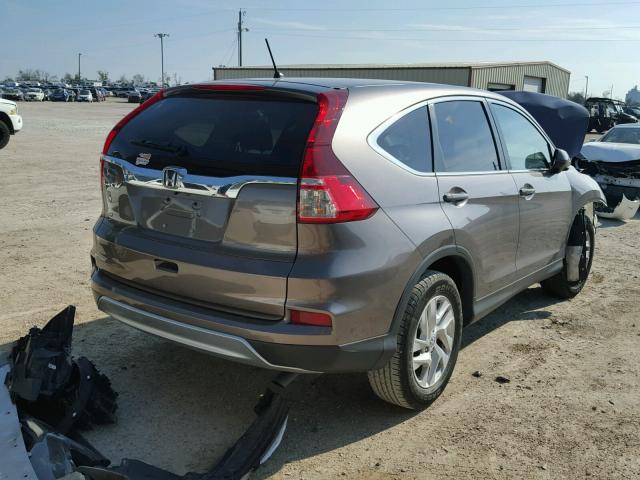 3CZRM3H58FG703339 - 2015 HONDA CR-V EX GRAY photo 4