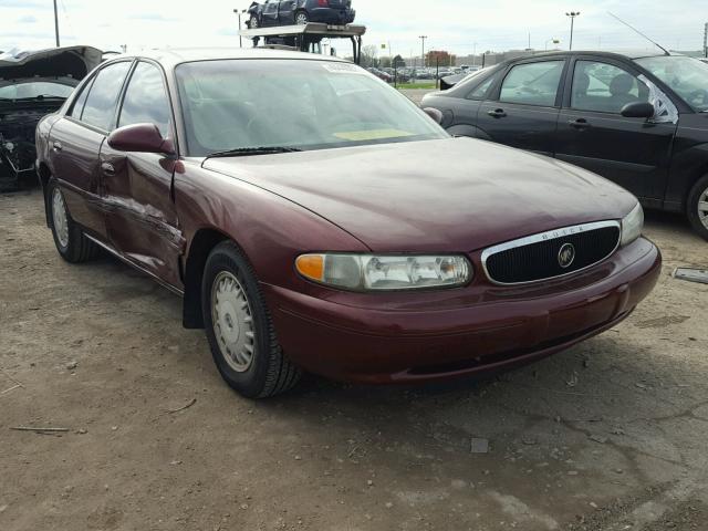 2G4WY55J4Y1268563 - 2000 BUICK CENTURY MAROON photo 1