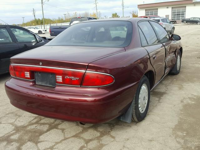 2G4WY55J4Y1268563 - 2000 BUICK CENTURY MAROON photo 4