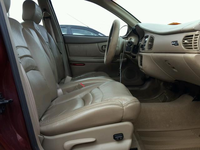 2G4WY55J4Y1268563 - 2000 BUICK CENTURY MAROON photo 5