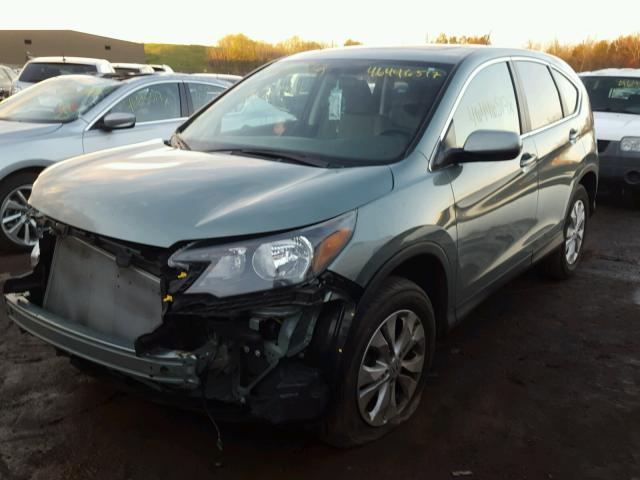 2HKRM4H50CH634614 - 2012 HONDA CR-V EX TEAL photo 2