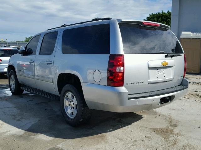 1GNSKJE78CR106508 - 2012 CHEVROLET SUBURBAN K SILVER photo 3