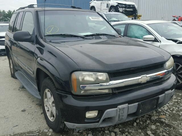 1GNDT13S822527956 - 2002 CHEVROLET TRAILBLAZE BLACK photo 1