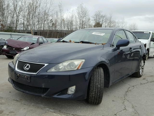 JTHCK262765002575 - 2006 LEXUS IS 250 BLUE photo 2