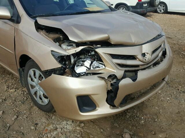 JTDBU4EE8B9123567 - 2011 TOYOTA COROLLA BA GOLD photo 9