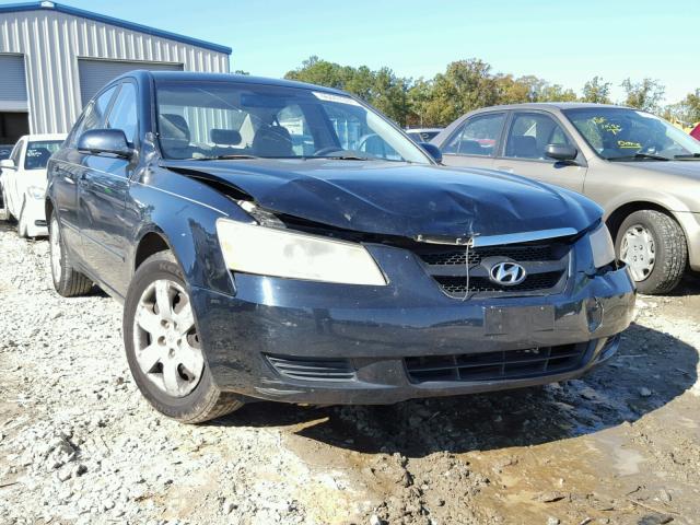 KMHET46C26A085170 - 2006 HYUNDAI SONATA GL BLACK photo 1