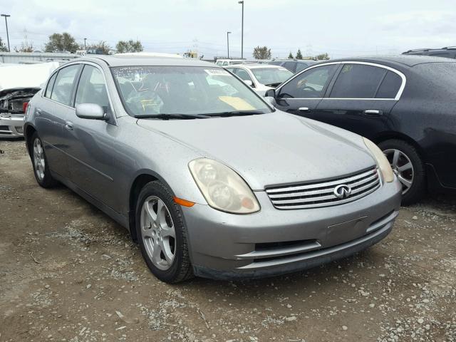 JNKCV51E54M608714 - 2004 INFINITI G35 GRAY photo 1