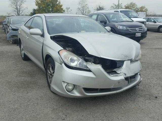 4T1CE38P44U824322 - 2004 TOYOTA CAMRY SOLA SILVER photo 1