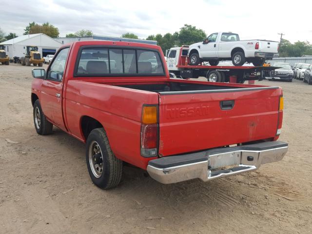 1N6SD11S9SC375631 - 1995 NISSAN TRUCK E/XE RED photo 3