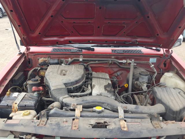 1N6SD11S9SC375631 - 1995 NISSAN TRUCK E/XE RED photo 7
