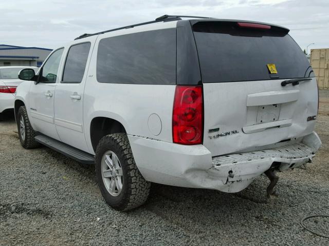 1GKS2KE35BR339499 - 2011 GMC YUKON XL K WHITE photo 3