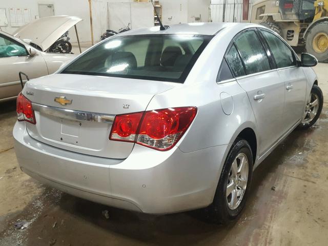 1G1PF5S90B7216102 - 2011 CHEVROLET CRUZE LT SILVER photo 4