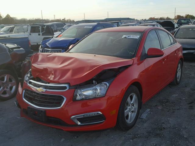 1G1PE5SB4G7205987 - 2016 CHEVROLET CRUZE LIMI RED photo 2