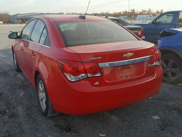 1G1PE5SB4G7205987 - 2016 CHEVROLET CRUZE LIMI RED photo 3