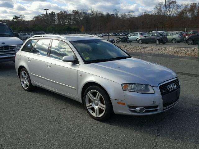 WAUKF78E37A010572 - 2007 AUDI A4 2.0T AV SILVER photo 1