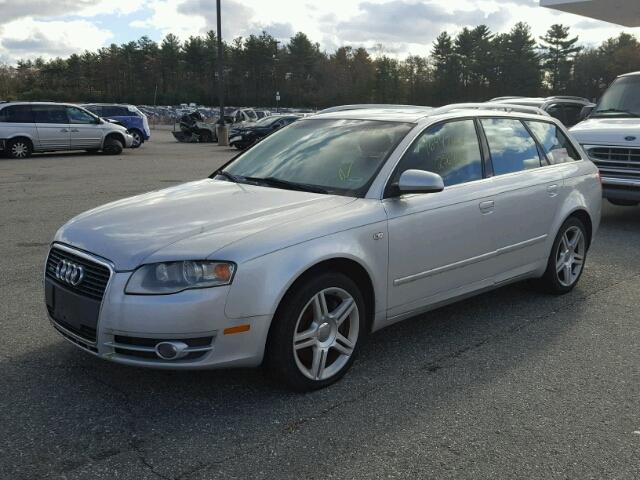 WAUKF78E37A010572 - 2007 AUDI A4 2.0T AV SILVER photo 2