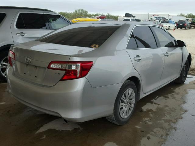 4T1BF1FK6CU126250 - 2012 TOYOTA CAMRY BASE SILVER photo 4