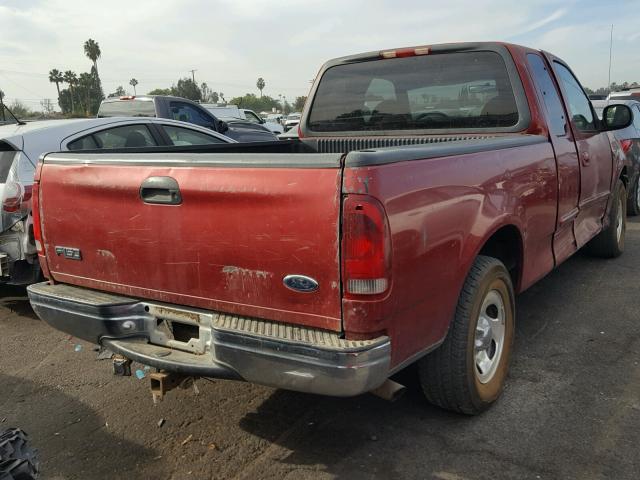 1FTZX1727XKA24634 - 1999 FORD F150 RED photo 4