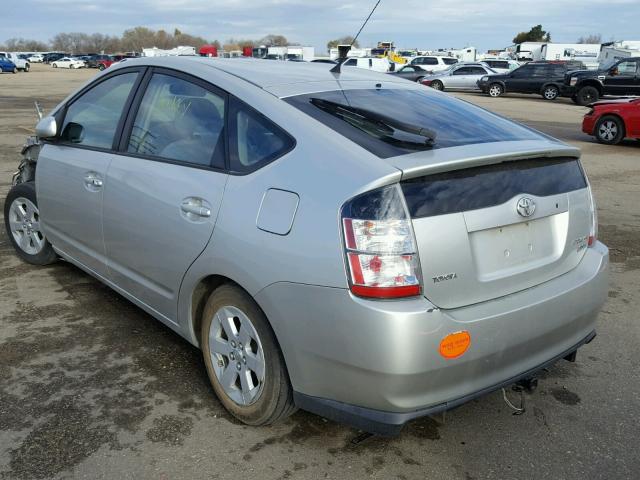 JTDKB20U253125184 - 2005 TOYOTA PRIUS SILVER photo 3