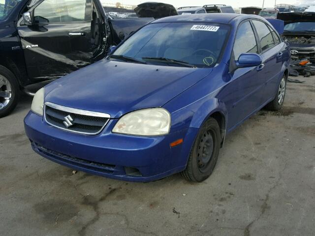 KL5JD56Z07K714078 - 2007 SUZUKI FORENZA BA BLUE photo 2