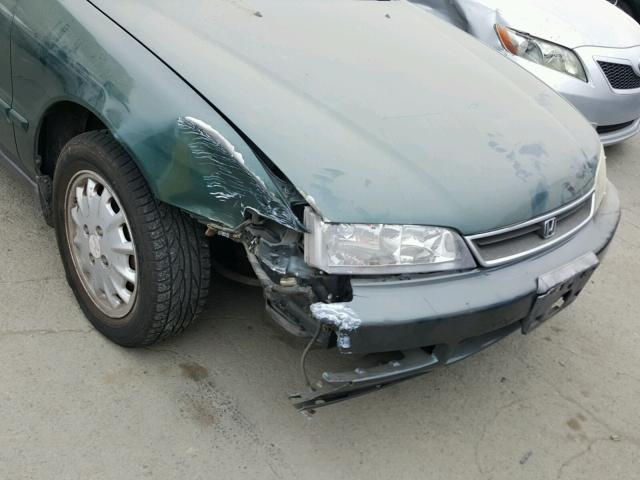 1HGCD565XTA098732 - 1996 HONDA ACCORD EX GREEN photo 9